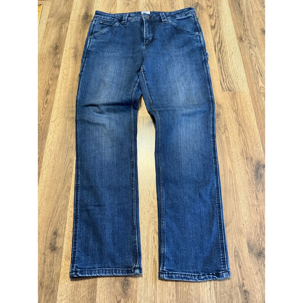 Ridgecut Carpenter Jeans Women 14 Blue Adult Stretch Denim Workwear Excellent
